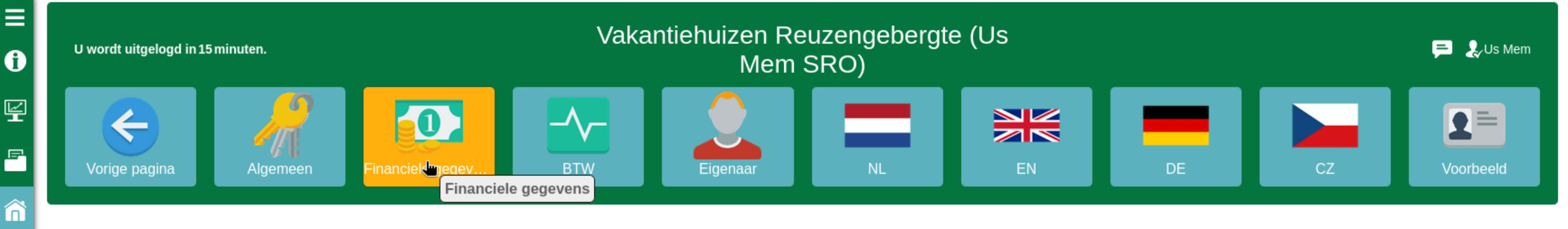 Navigeer naar financieel